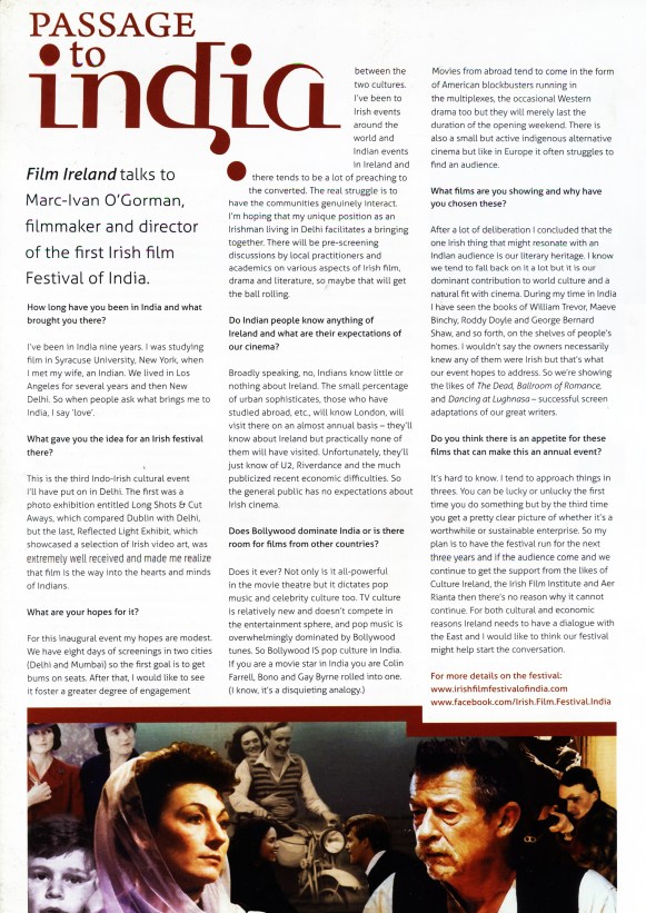 Film Ireland IFFI article